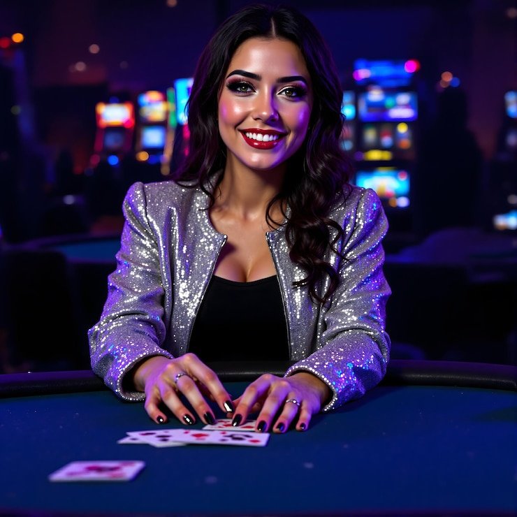 Pengguna menikmati platform live casino dengan dealer langsung di perangkat mobile